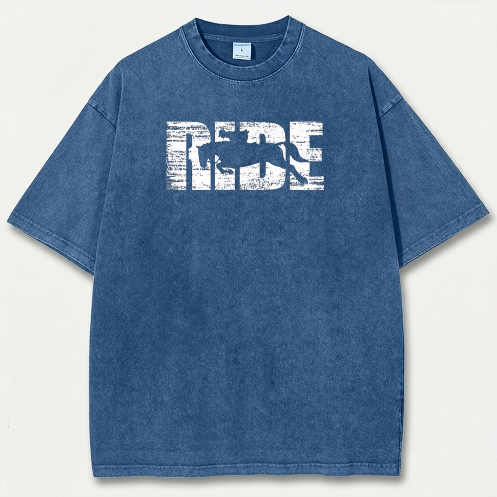 Western Ride Vintage Organic Cotton Hiking Tee-HikeVista