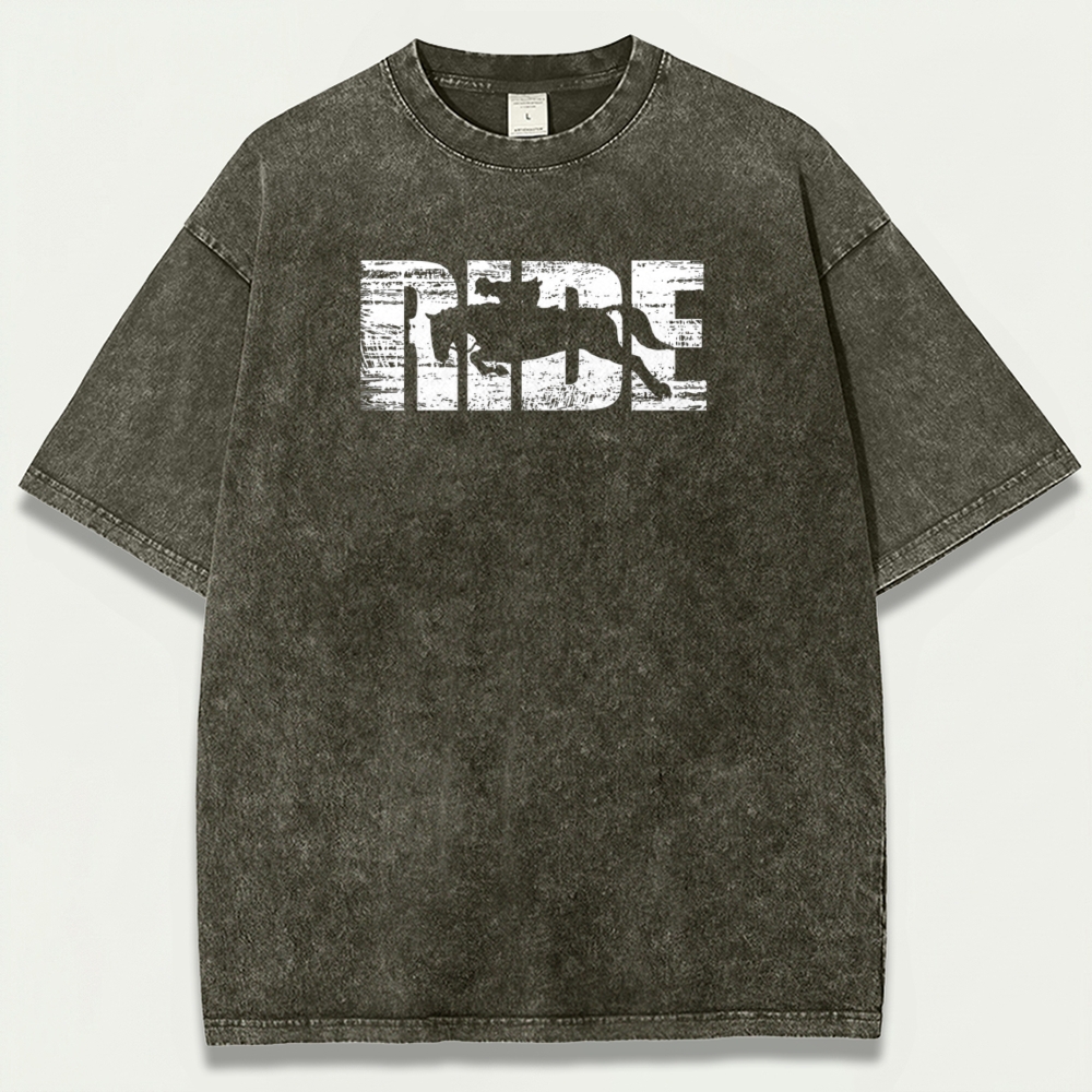 Western Ride Vintage Organic Cotton Hiking Tee-HikeVista