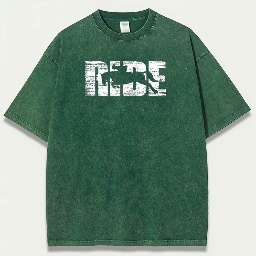 Western Ride Vintage Organic Cotton Hiking Tee-HikeVista