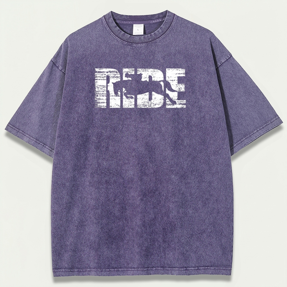 Western Ride Vintage Organic Cotton Hiking Tee-HikeVista