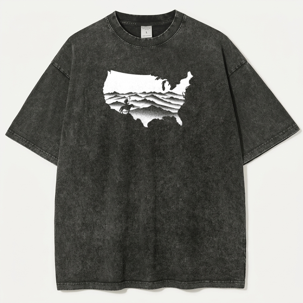 Native American Vintage Organic Cotton Trail Tee-HikeVista