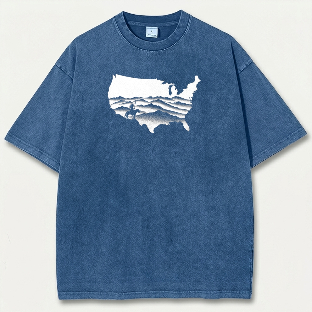 Native American Vintage Organic Cotton Trail Tee-HikeVista