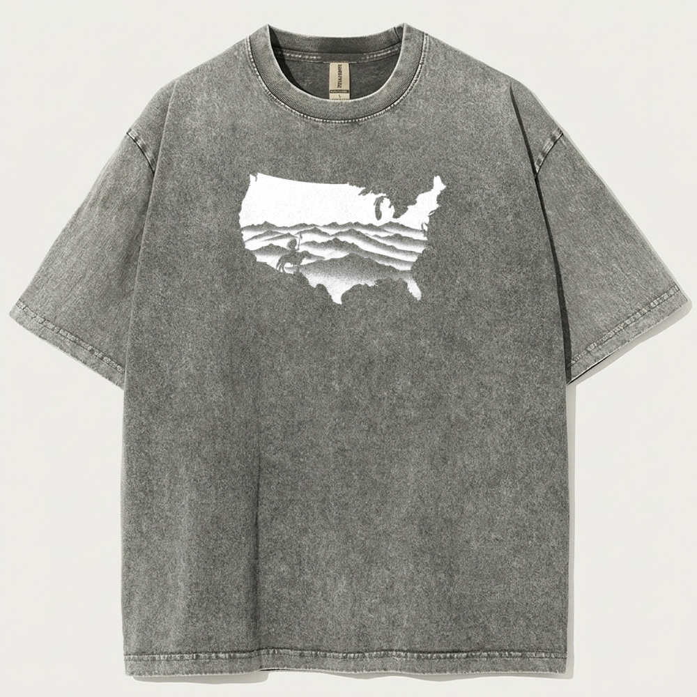 Native American Vintage Organic Cotton Trail Tee-HikeVista