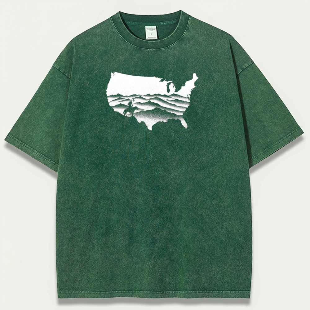 Native American Vintage Organic Cotton Trail Tee-HikeVista