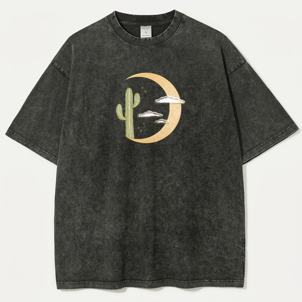 Cactus Moon Vintage Organic Cotton Hiking Tee-HikeVista