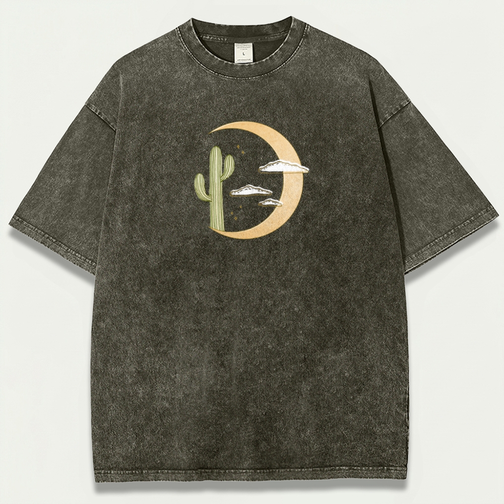 Cactus Moon Vintage Organic Cotton Hiking Tee-HikeVista