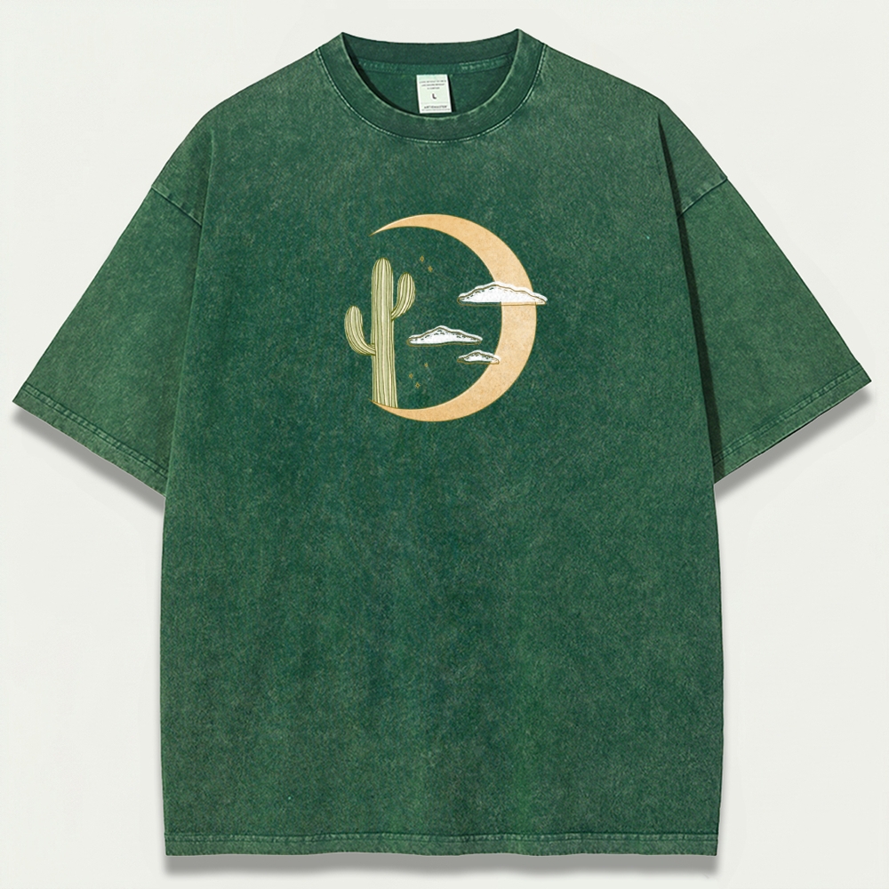 Cactus Moon Vintage Organic Cotton Hiking Tee-HikeVista