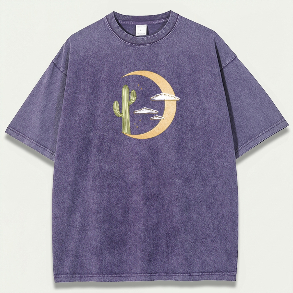 Cactus Moon Vintage Organic Cotton Hiking Tee-HikeVista