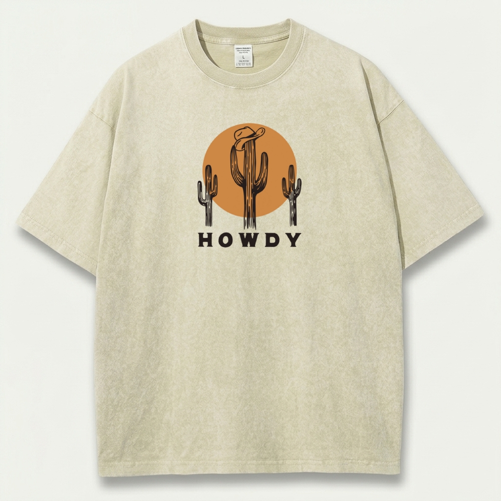 Howdy Vintage Organic Cotton Hiking Tee-HikeVista