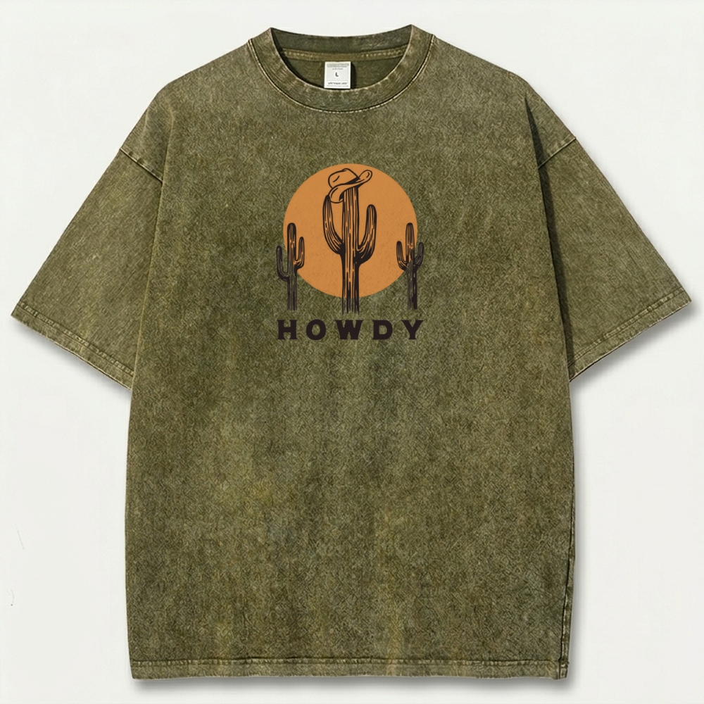 Howdy Vintage Organic Cotton Hiking Tee-HikeVista