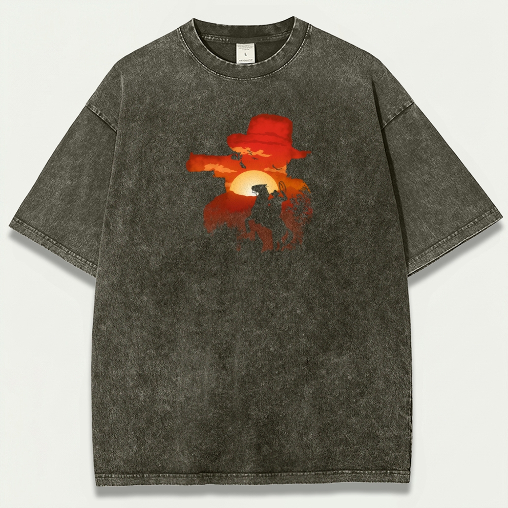 Western Vintage Organic Cotton Hiking Tee-HikeVista