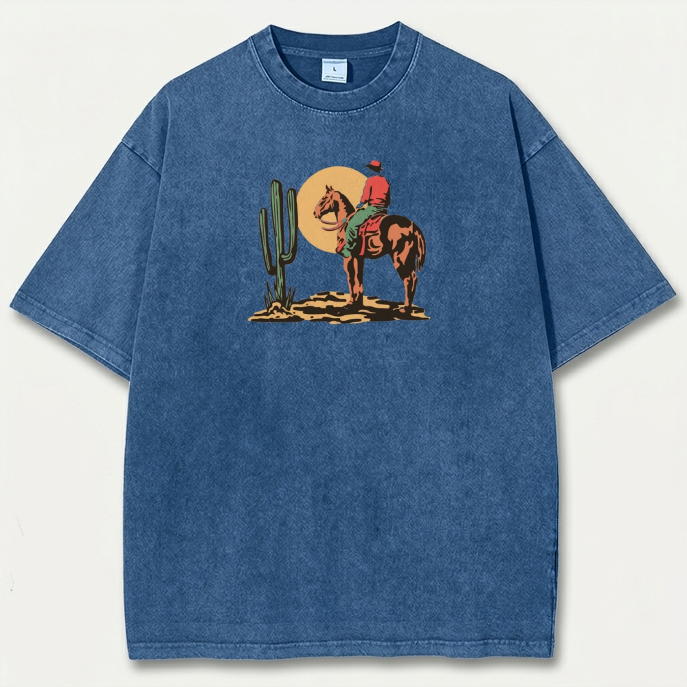 Western Ride Vintage Organic Cotton Trail Tee-HikeVista