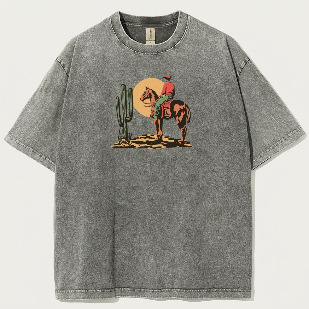 Western Ride Vintage Organic Cotton Trail Tee-HikeVista