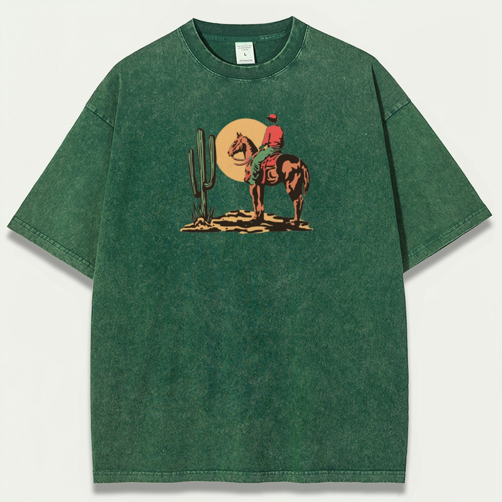 Western Ride Vintage Organic Cotton Trail Tee-HikeVista