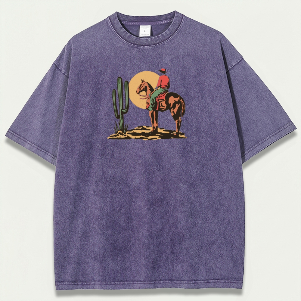 Western Ride Vintage Organic Cotton Trail Tee-HikeVista