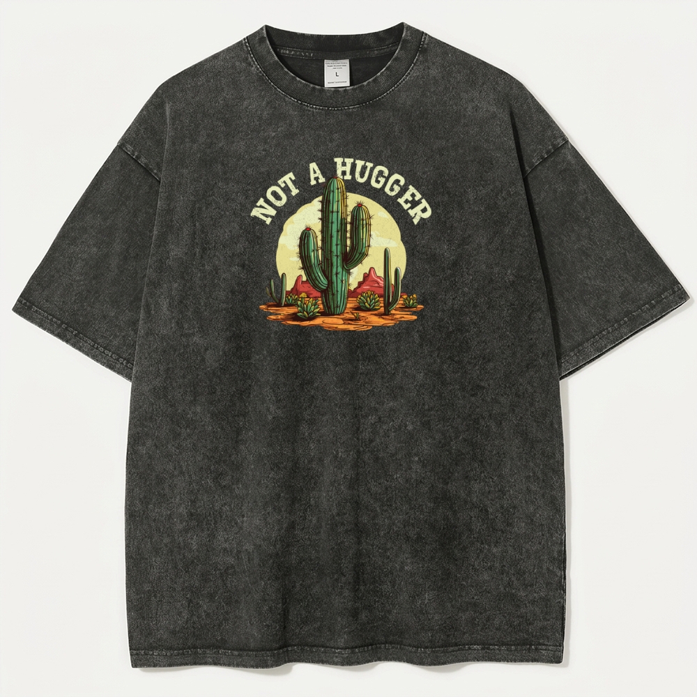 Western Cactus Vintage Organic Cotton Hiking Tee-HikeVista