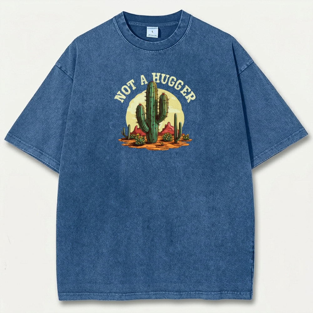 Western Cactus Vintage Organic Cotton Hiking Tee-HikeVista