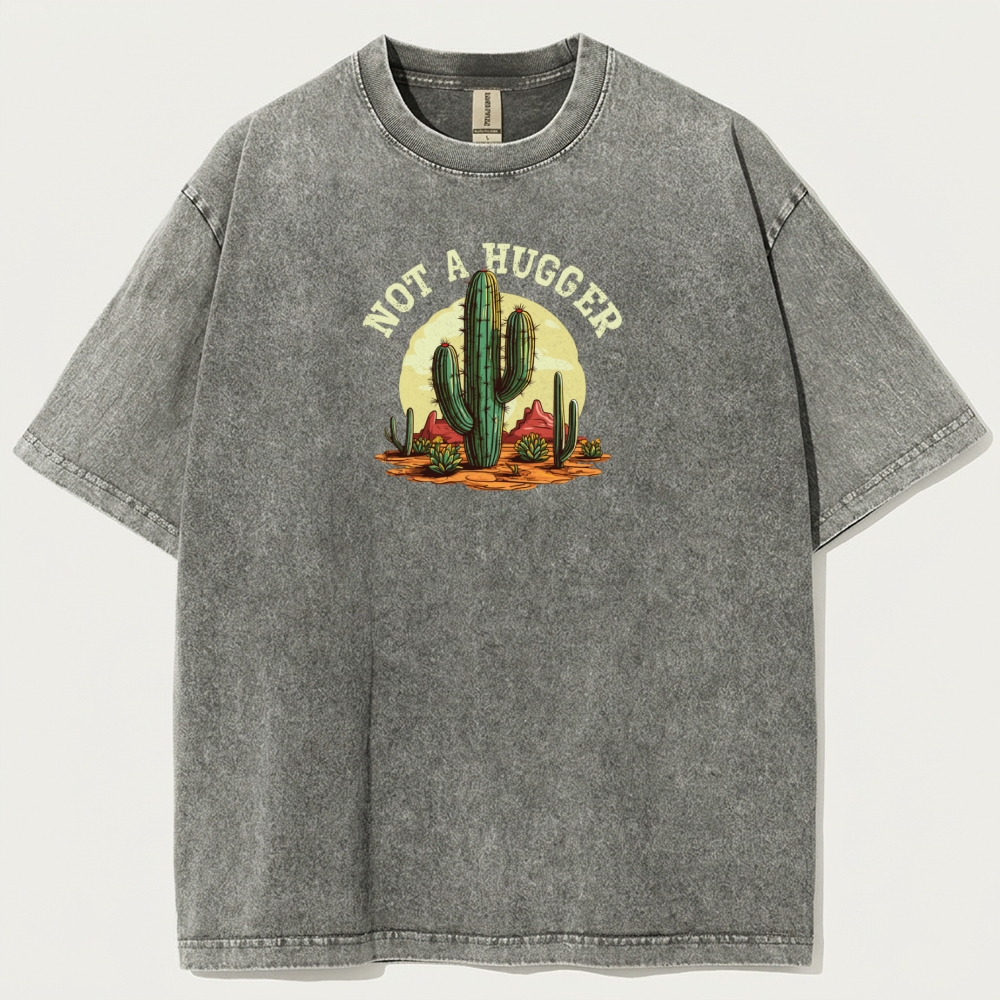 Western Cactus Vintage Organic Cotton Hiking Tee-HikeVista