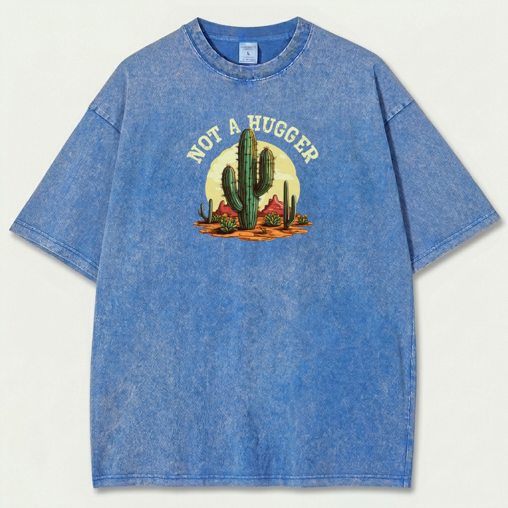 Western Cactus Vintage Organic Cotton Hiking Tee-HikeVista