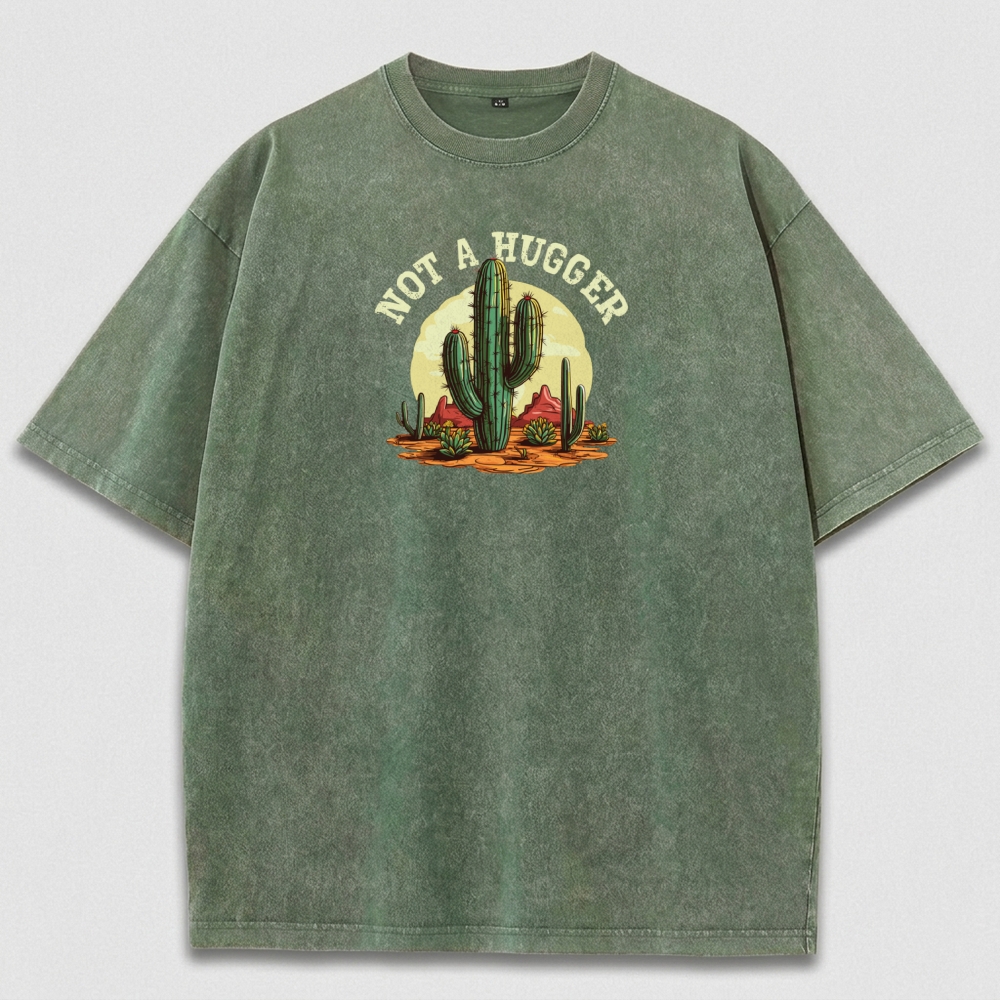 Western Cactus Vintage Organic Cotton Hiking Tee-HikeVista