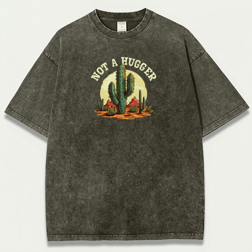 Western Cactus Vintage Organic Cotton Hiking Tee-HikeVista