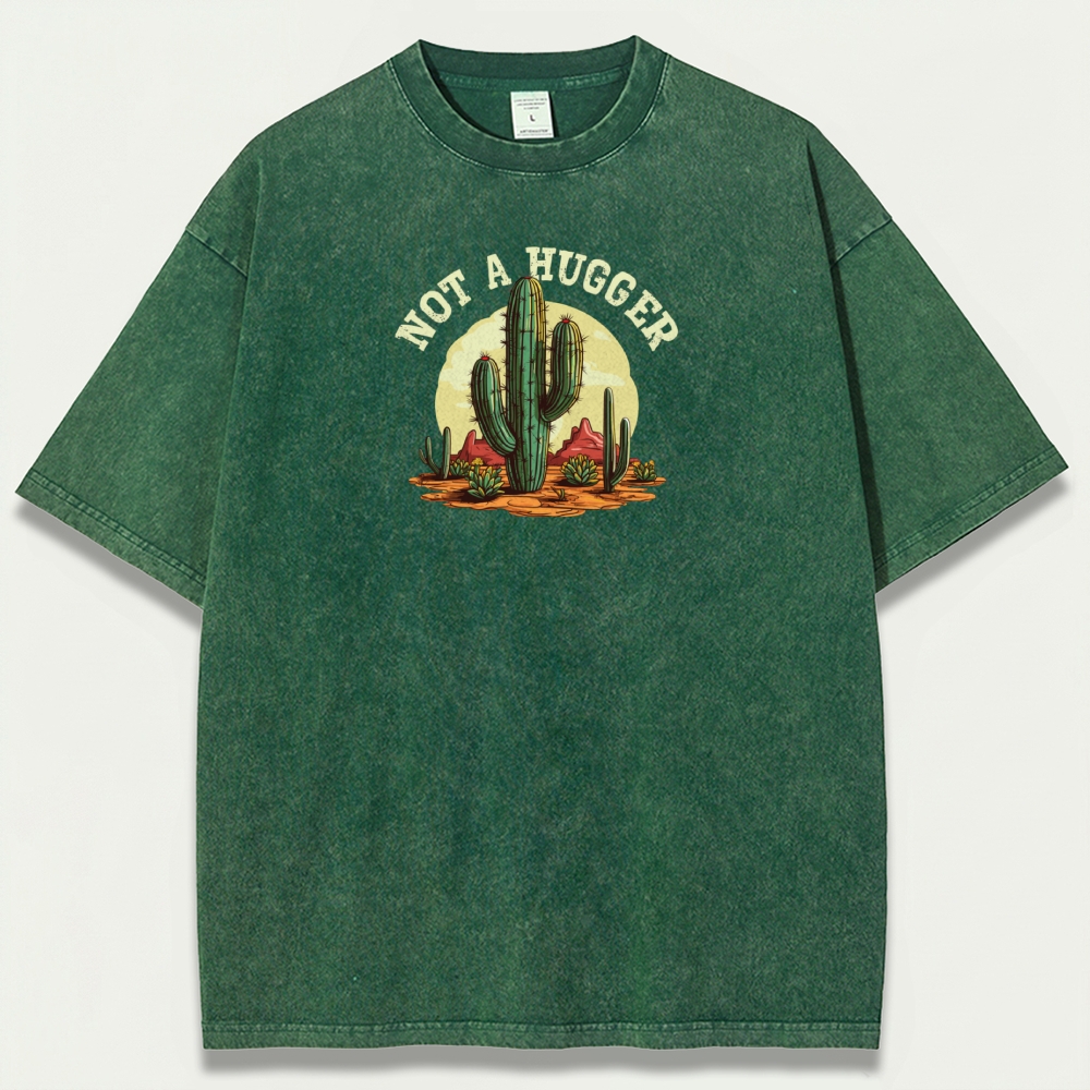 Western Cactus Vintage Organic Cotton Hiking Tee-HikeVista