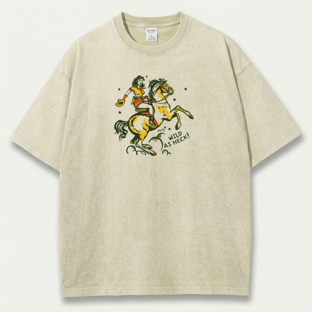 Wild As Heck Vintage Organic Cotton Trail Tee-HikeVista