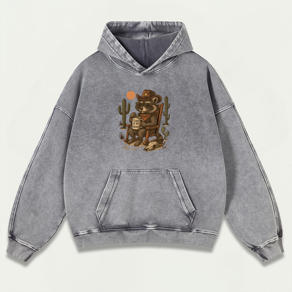 Western Vintage Premium Heavyweight Hiking Hoodie-HikeVista