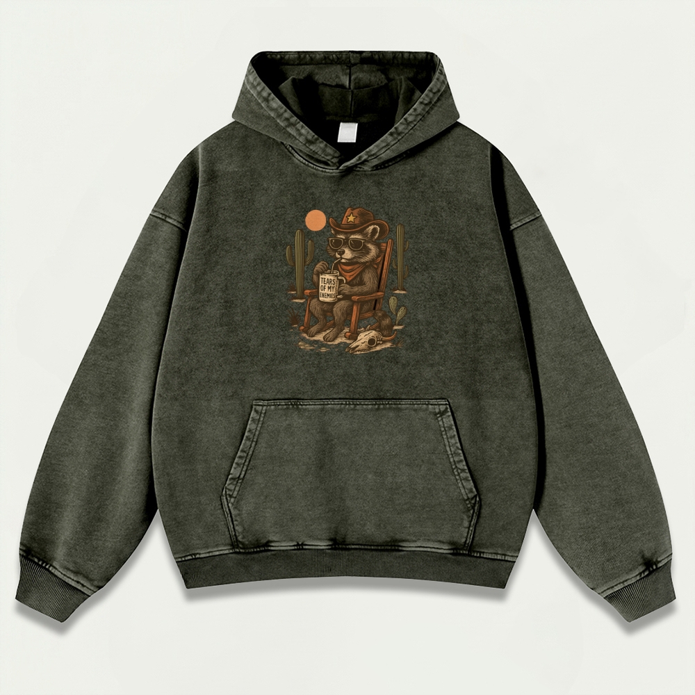 Western Vintage Premium Heavyweight Hiking Hoodie-HikeVista