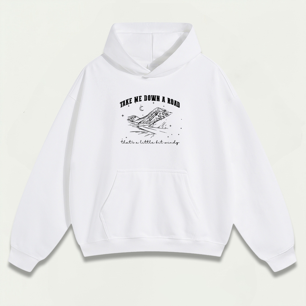 Take Me Down Road Heavyweight Trail Hoodie-HikeVista