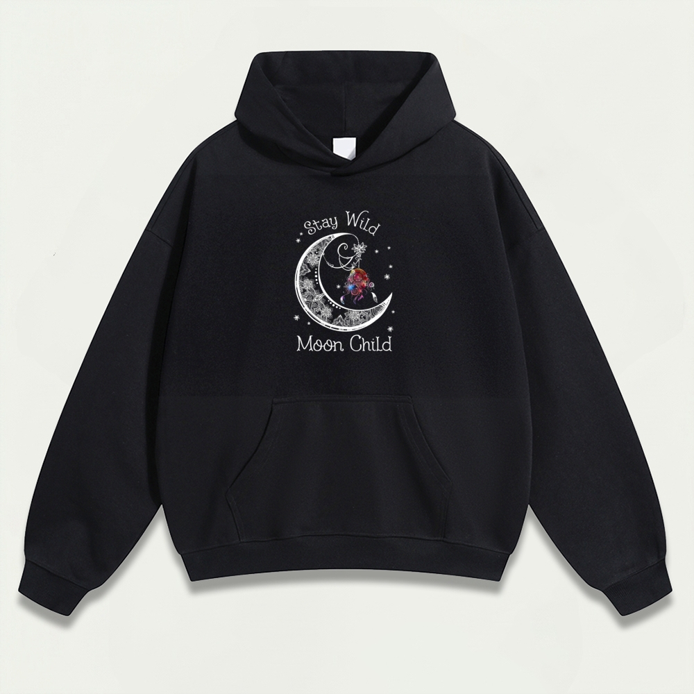 Stay Wild Moon Child Heavyweight Trail Hoodie-HikeVista