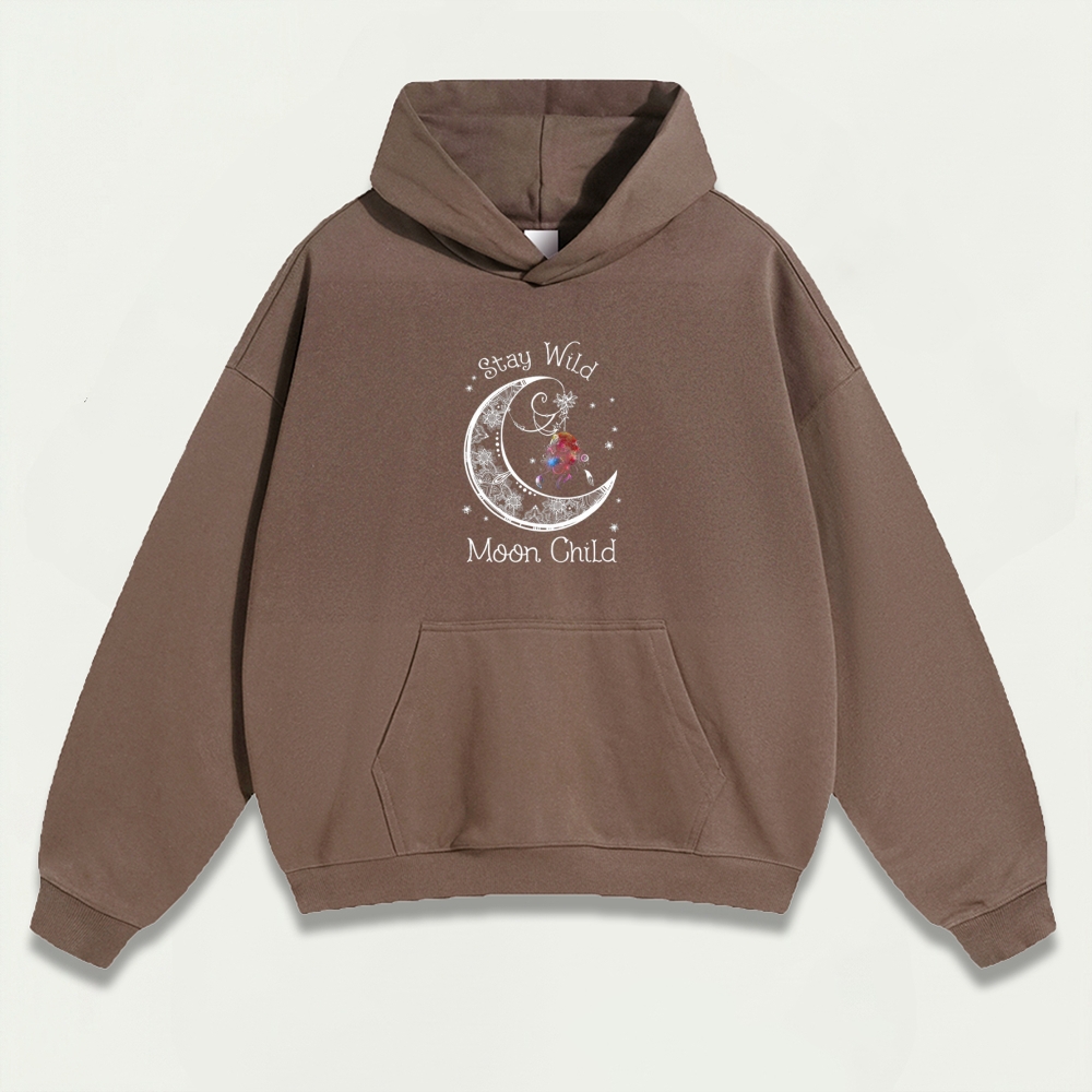 Stay Wild Moon Child Heavyweight Trail Hoodie-HikeVista