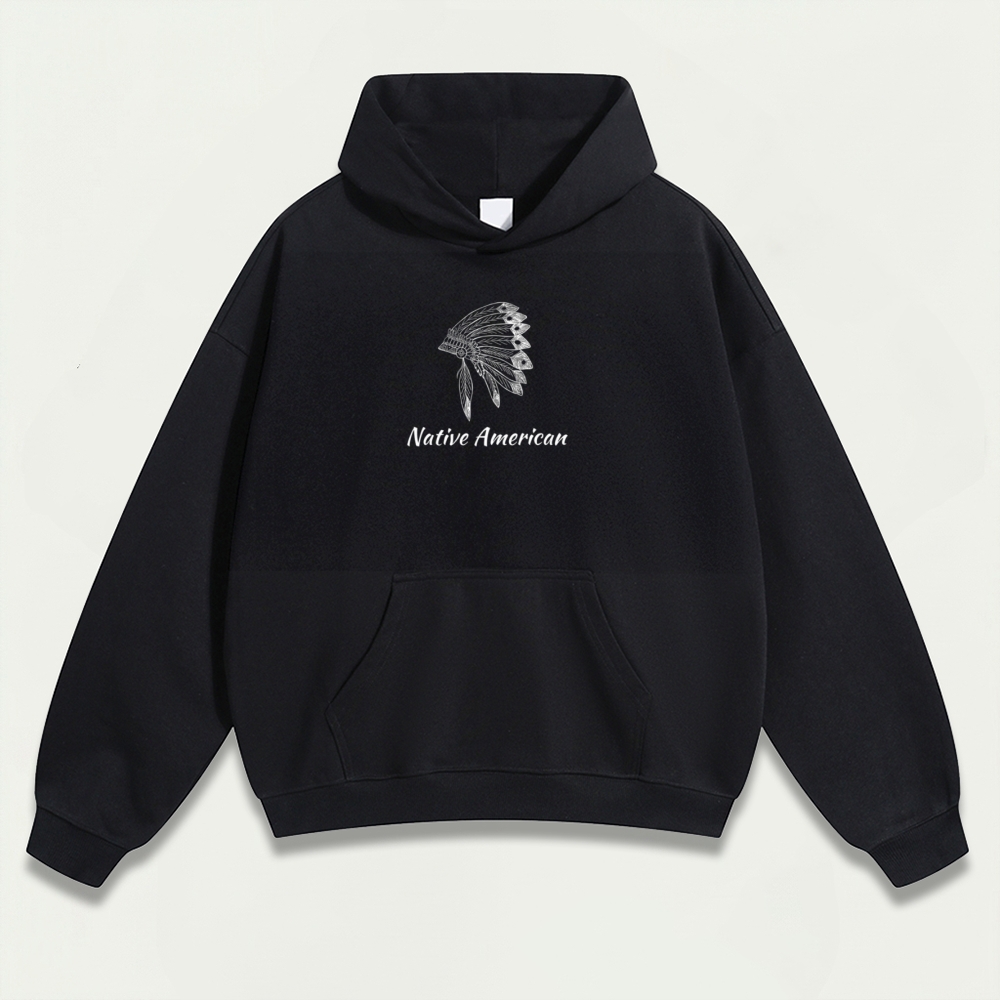 Native American Heavyweight Trail Hoodie-HikeVista