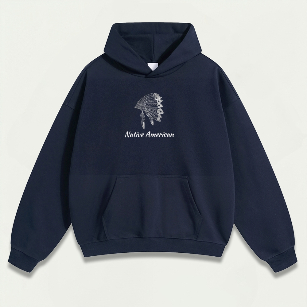 Native American Heavyweight Trail Hoodie-HikeVista
