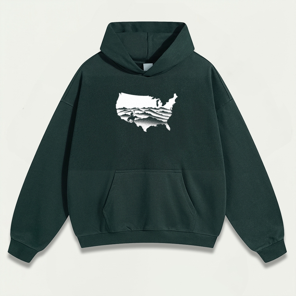 Native American Heavyweight Trail Hoodie-HikeVista
