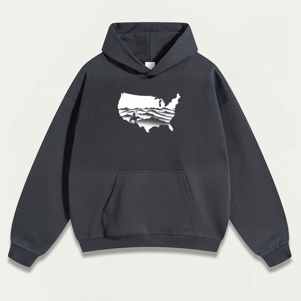 Native American Heavyweight Trail Hoodie-HikeVista