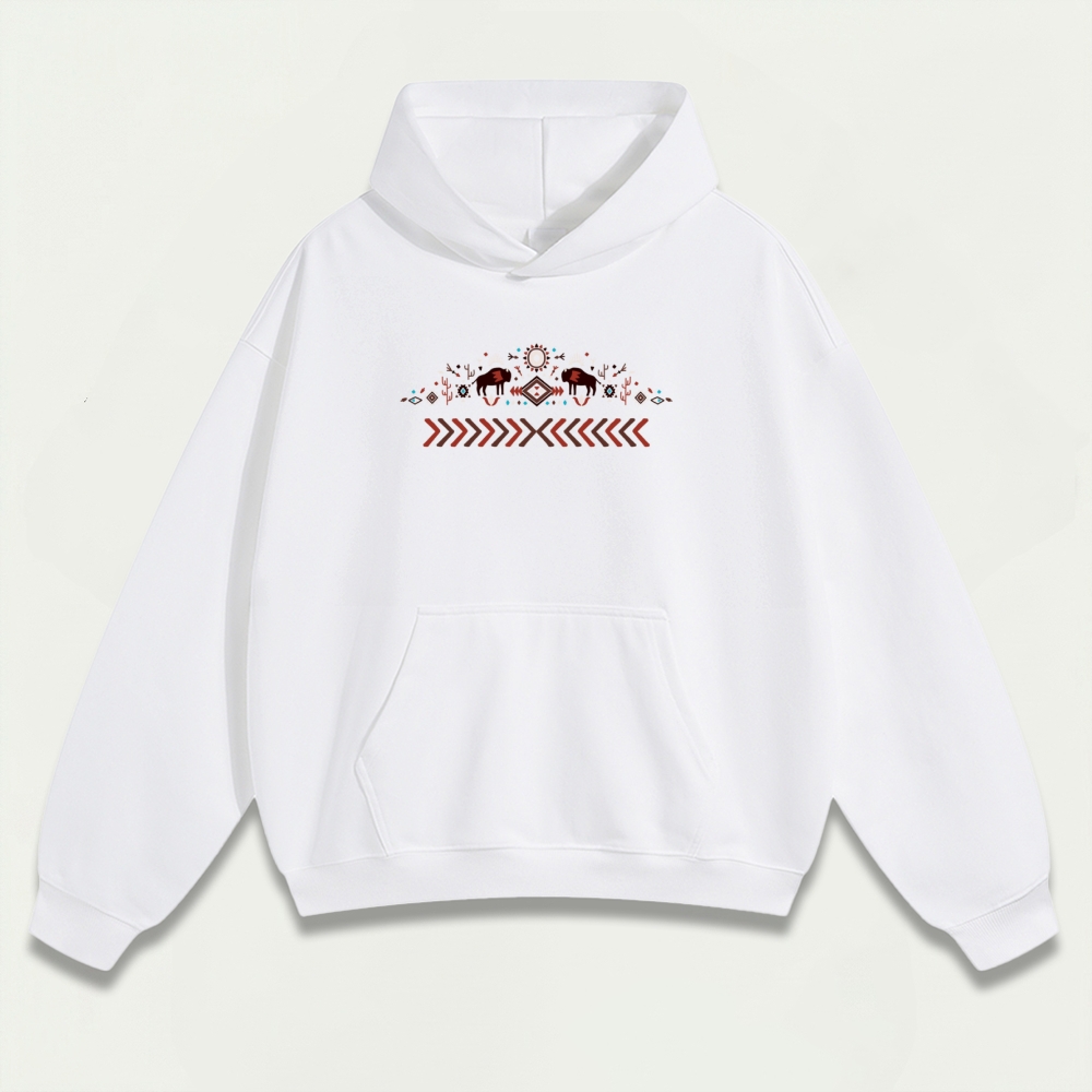 Western Buffalo Heavyweight Trail Hoodie-HikeVista