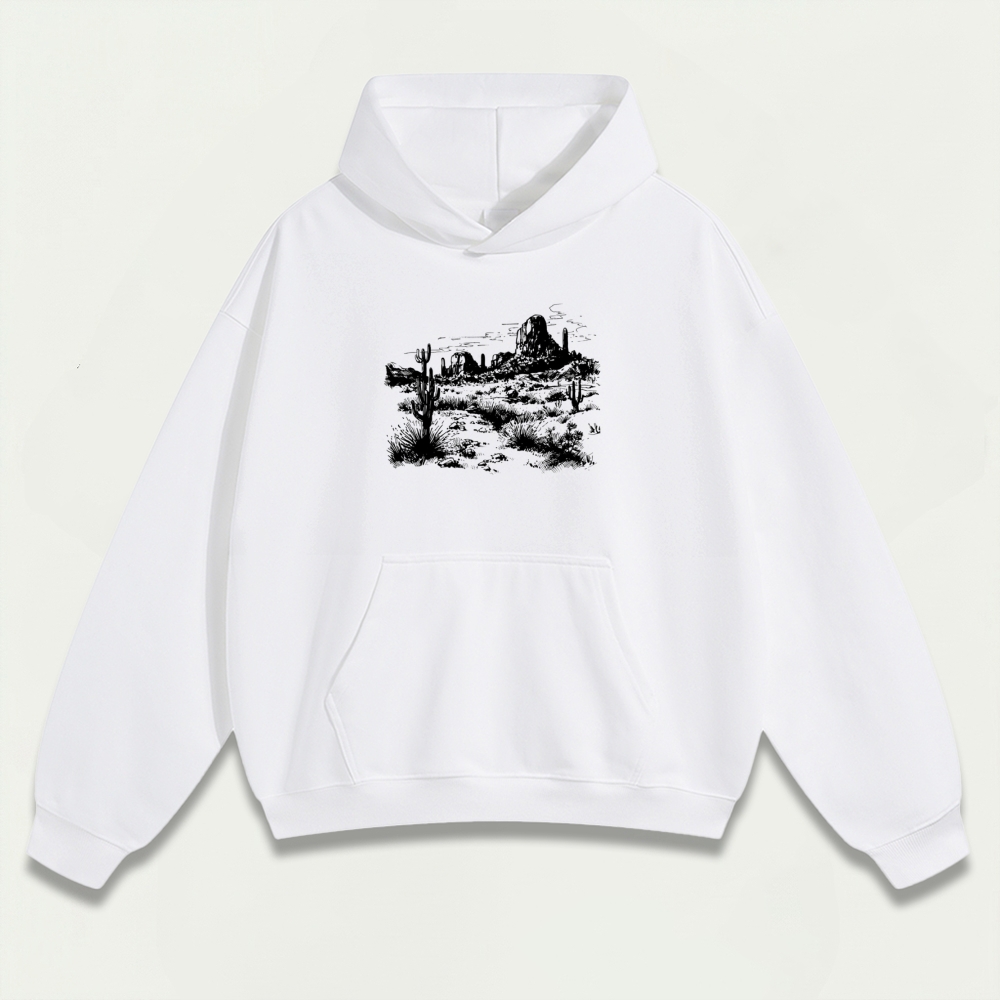 Western Heavyweight Hiking Hoodie-HikeVista