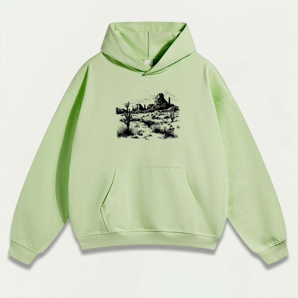 Western Heavyweight Hiking Hoodie-HikeVista