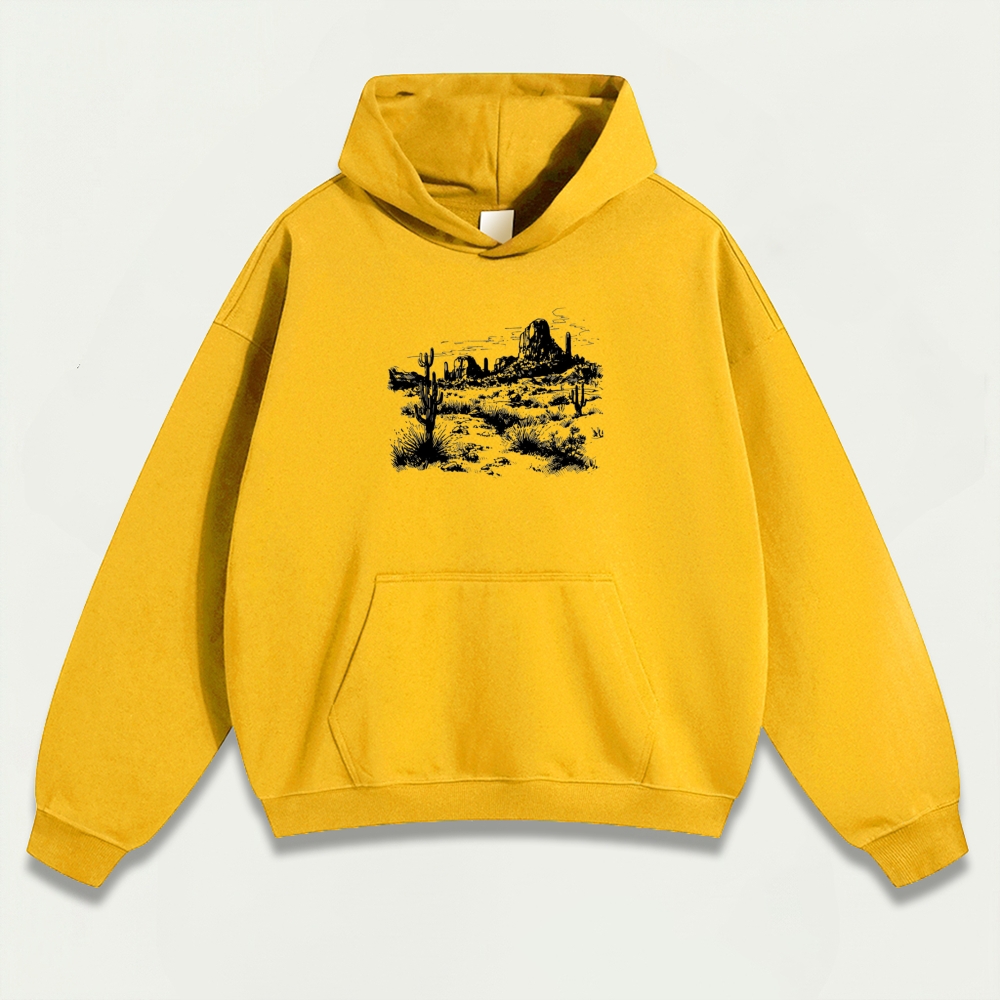 Western Heavyweight Hiking Hoodie-HikeVista