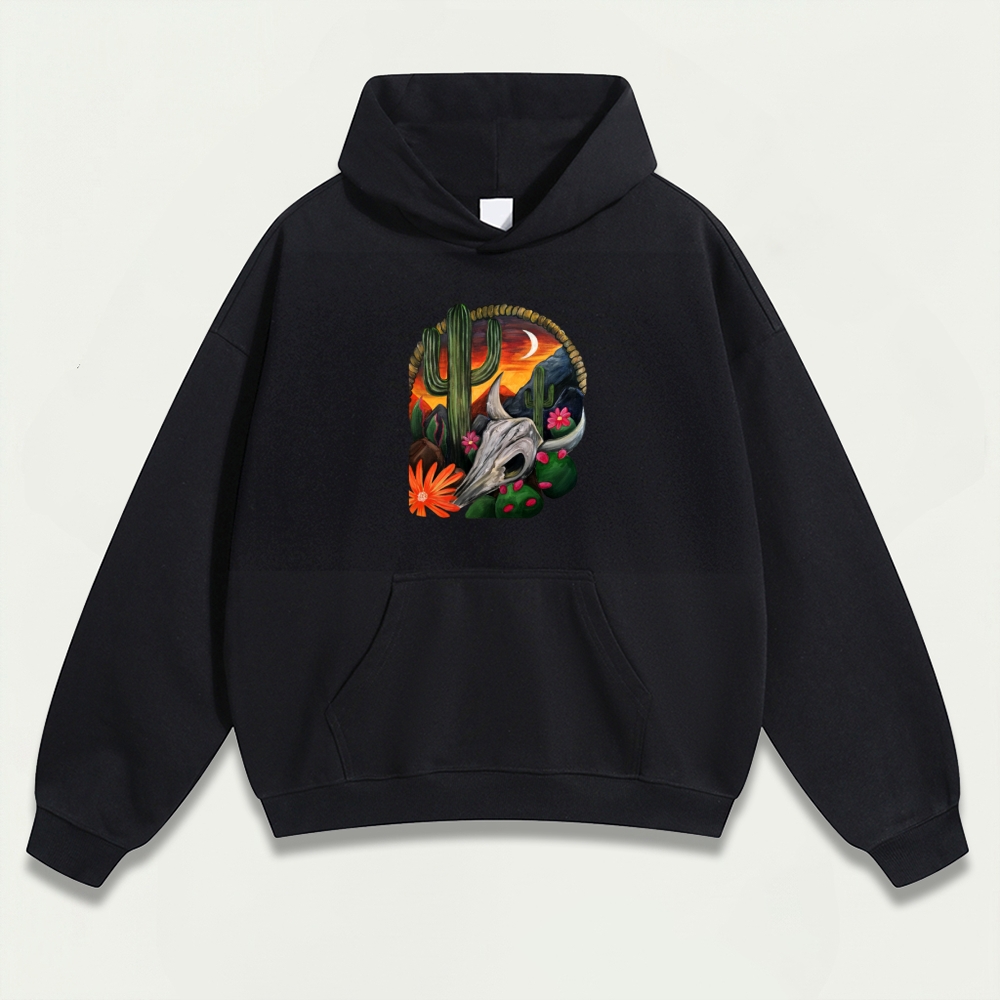 Western Heavyweight Hiking Hoodie-HikeVista