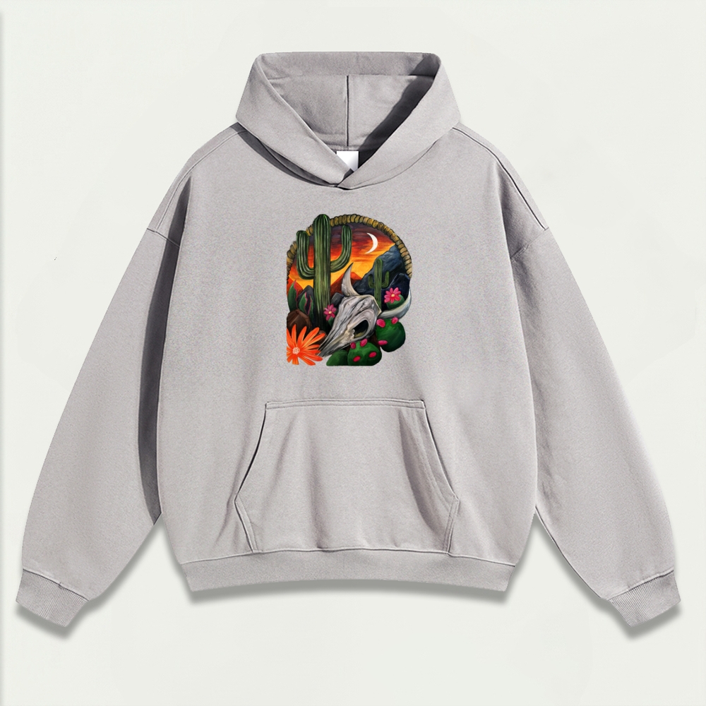 Western Heavyweight Hiking Hoodie-HikeVista