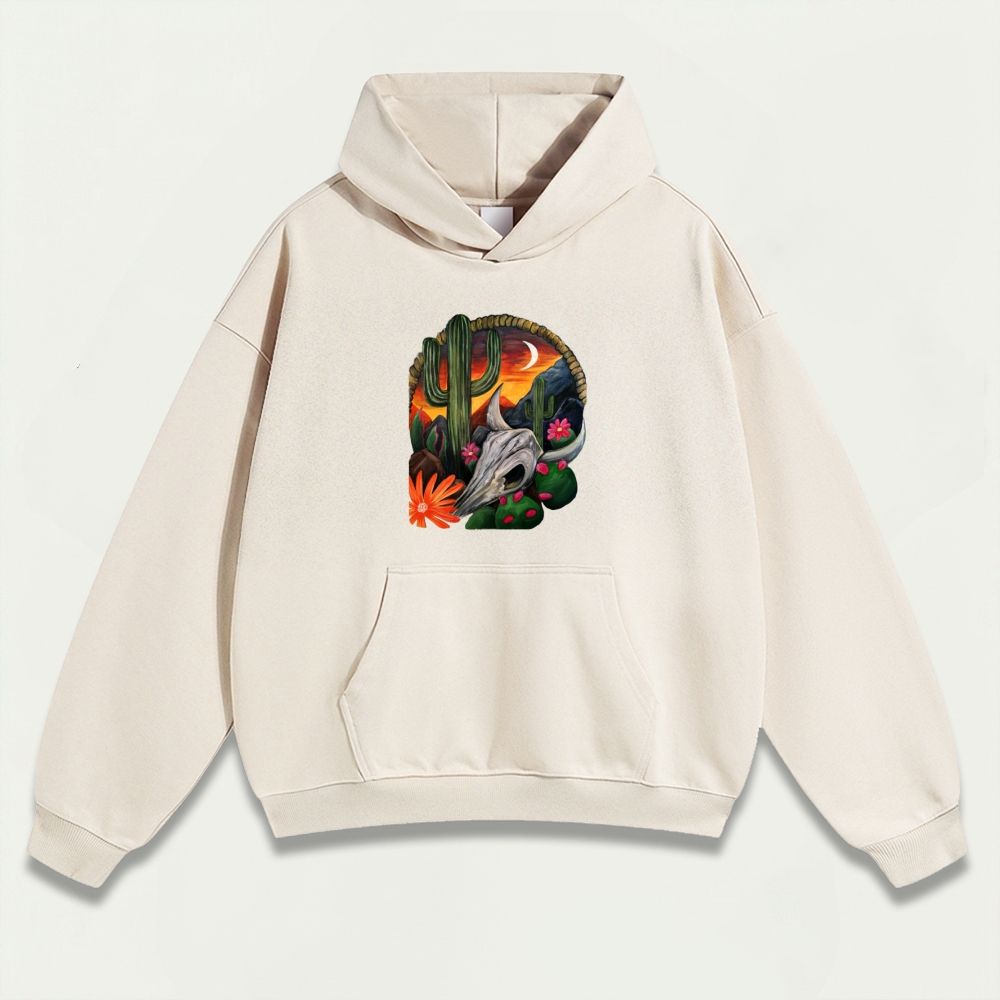 Western Heavyweight Hiking Hoodie-HikeVista