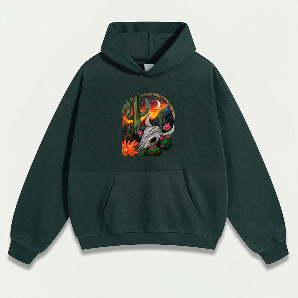 Western Heavyweight Hiking Hoodie-HikeVista