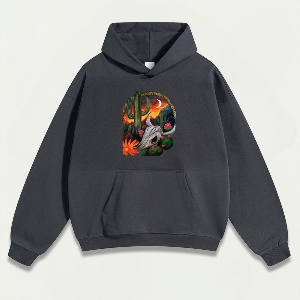 Western Heavyweight Hiking Hoodie-HikeVista