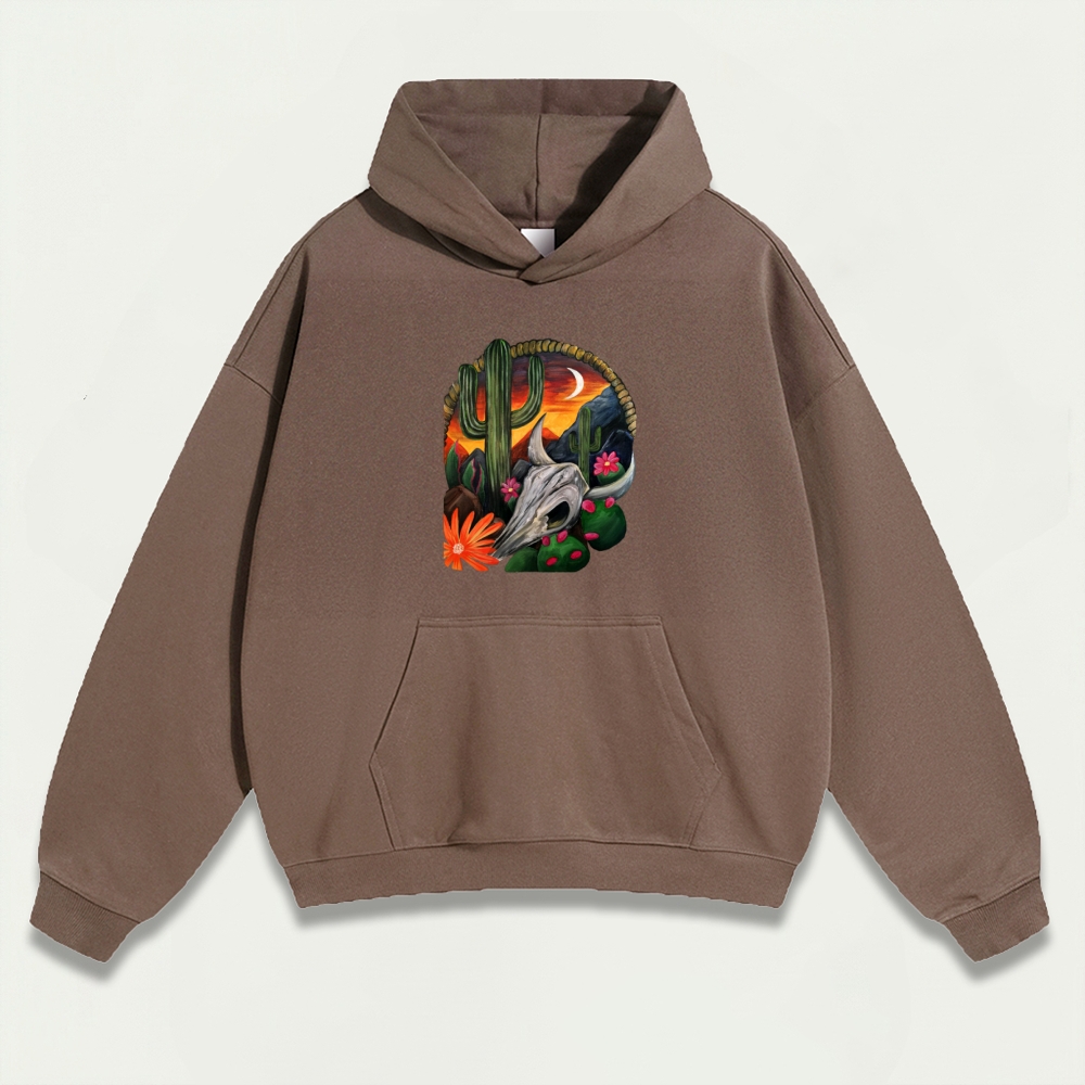 Western Heavyweight Hiking Hoodie-HikeVista