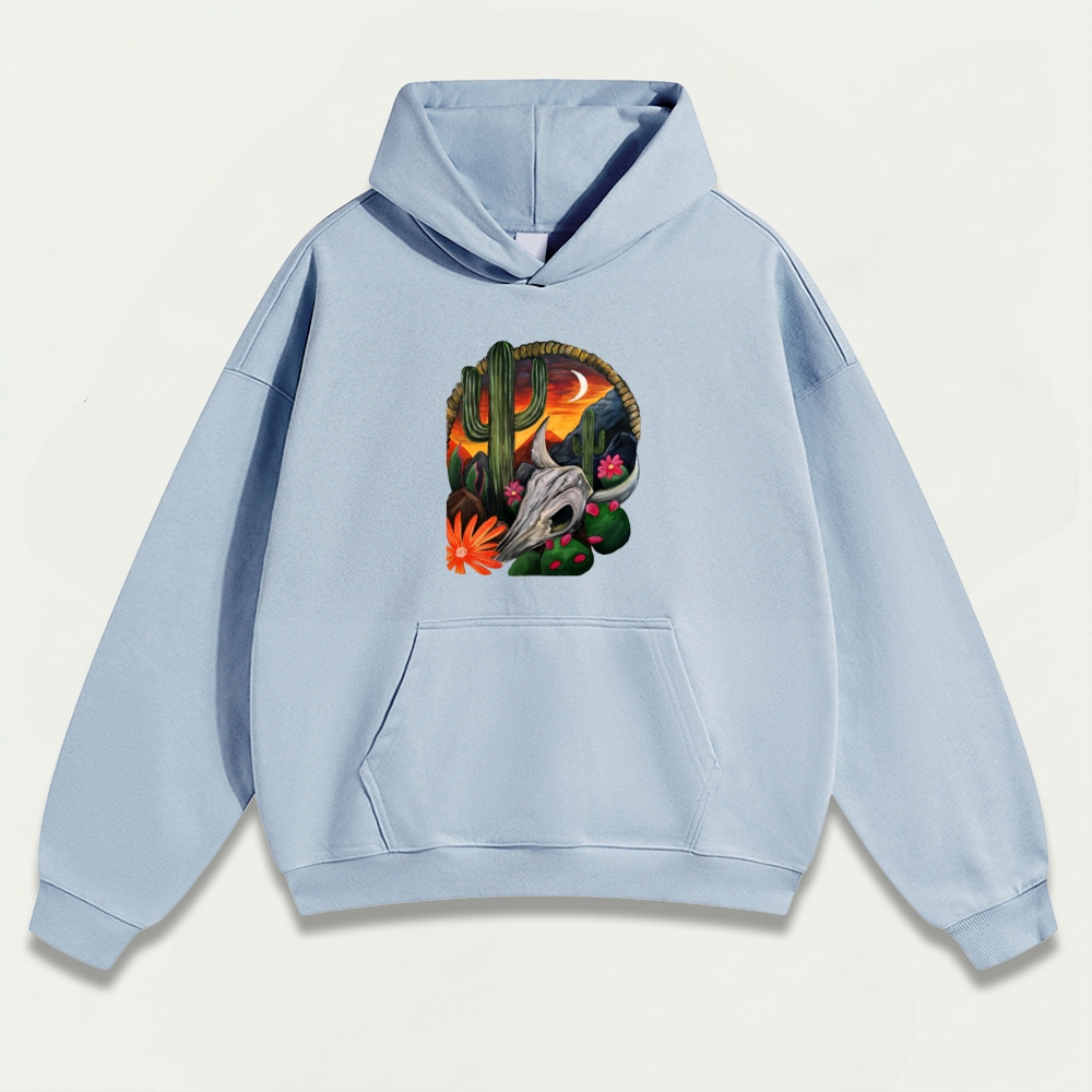 Western Heavyweight Hiking Hoodie-HikeVista