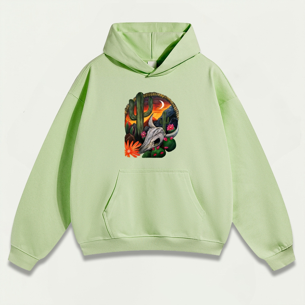 Western Heavyweight Hiking Hoodie-HikeVista