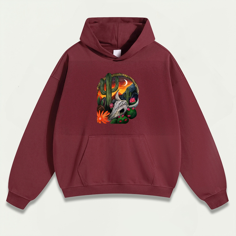 Western Heavyweight Hiking Hoodie-HikeVista