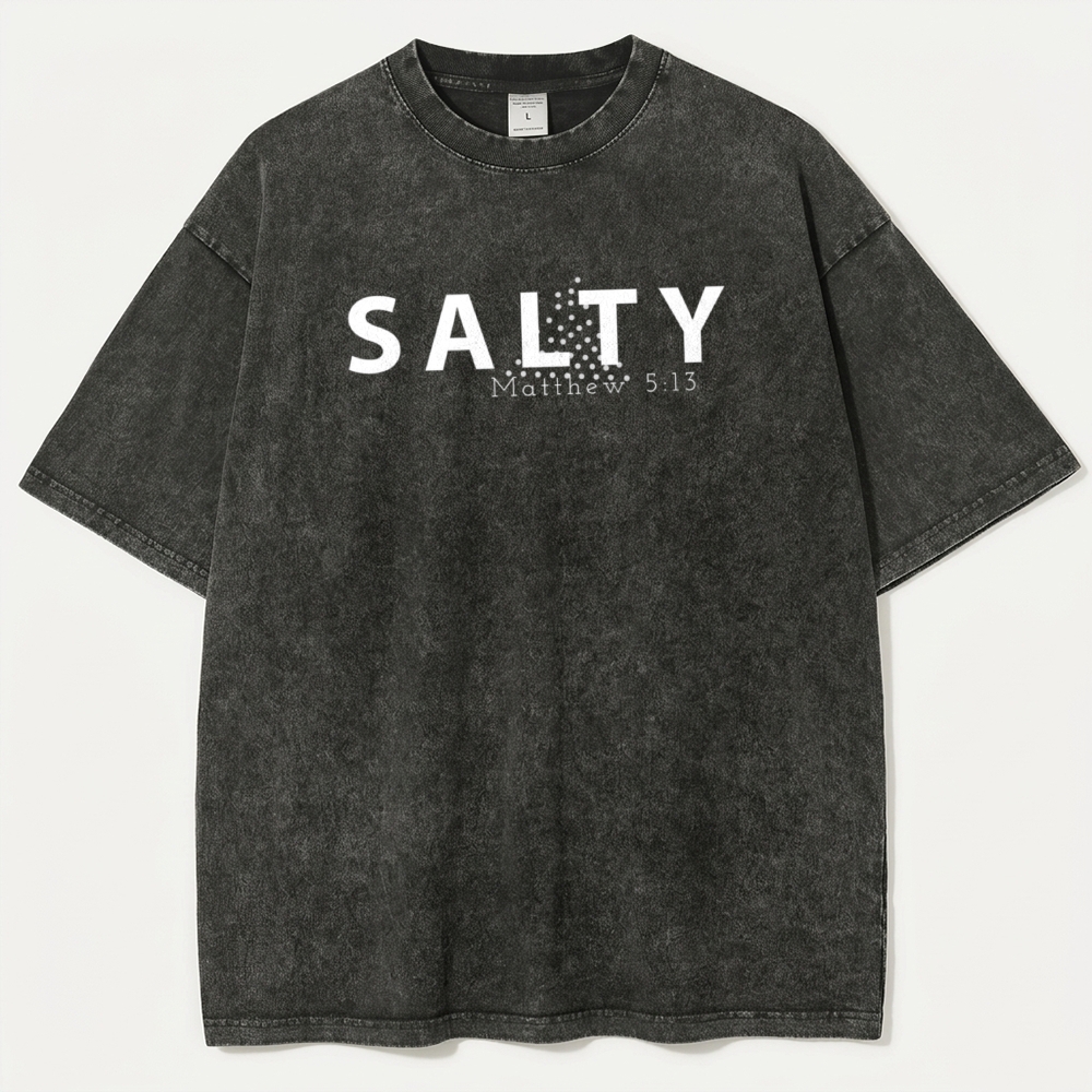 Salty Vintage Organic Cotton Faith Tee-HikeVista